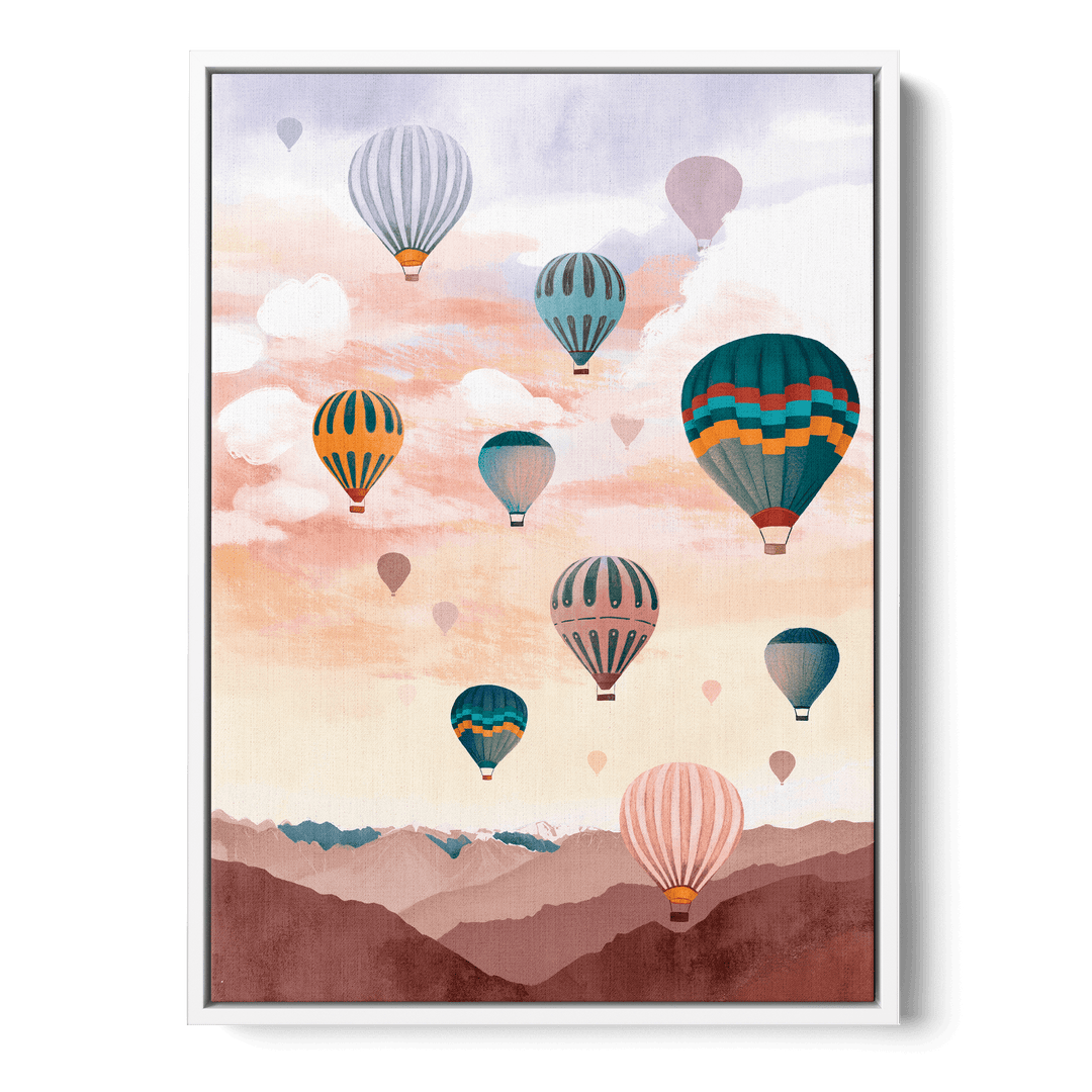 Airballoon Sky Canvas