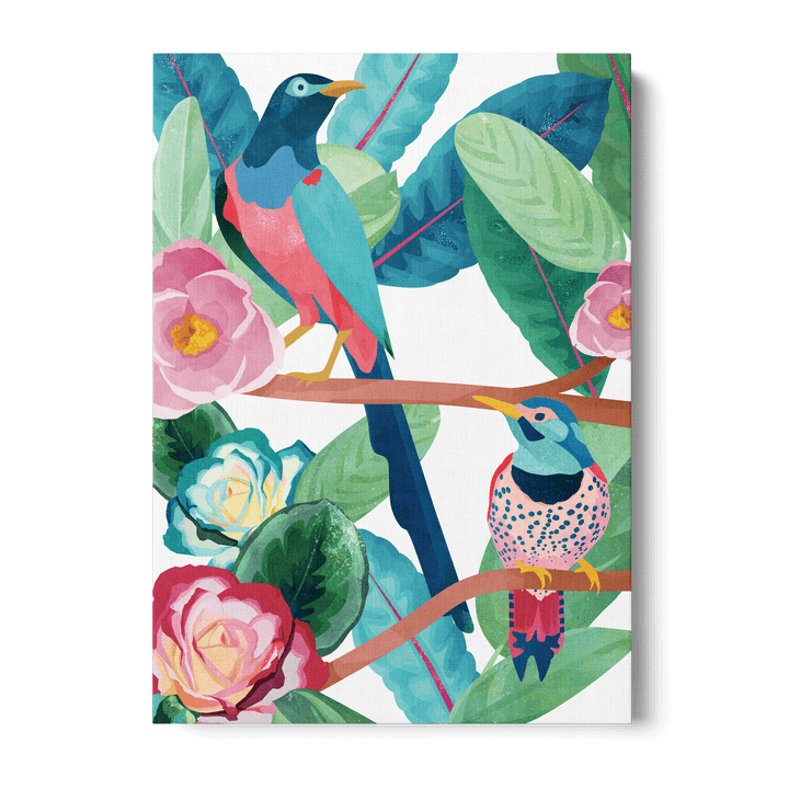 Birds Of Spring Canvas