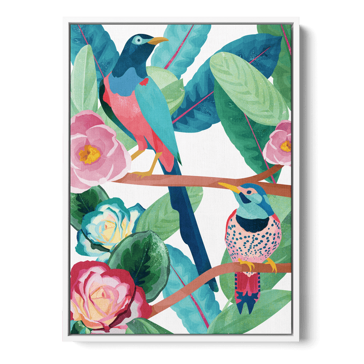 Birds Of Spring Canvas