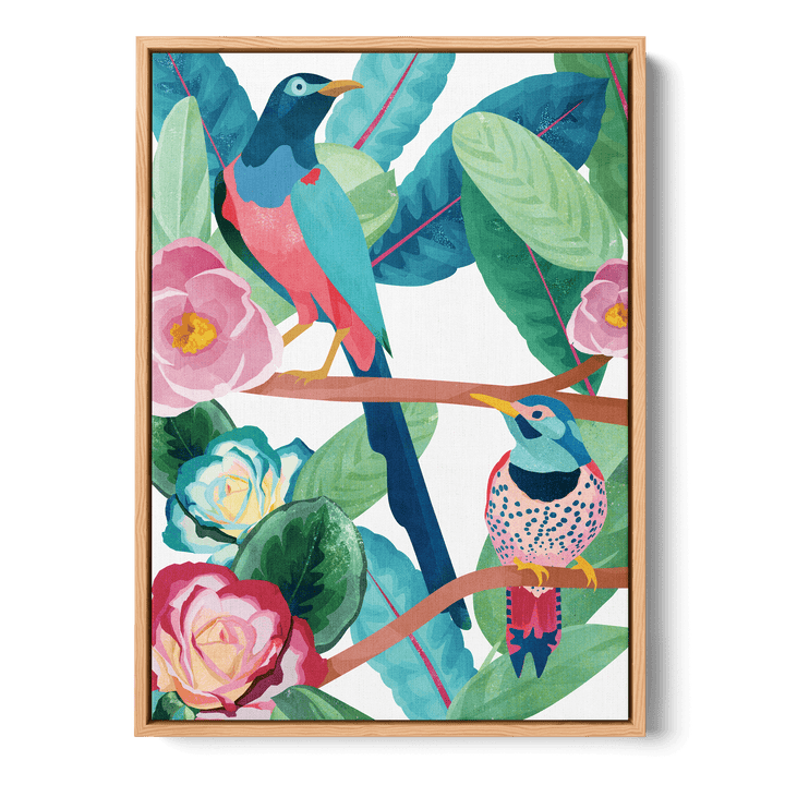 Birds Of Spring Canvas