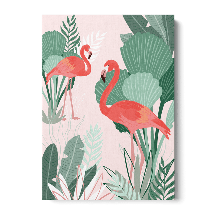 Flamingo Dreams Canvas
