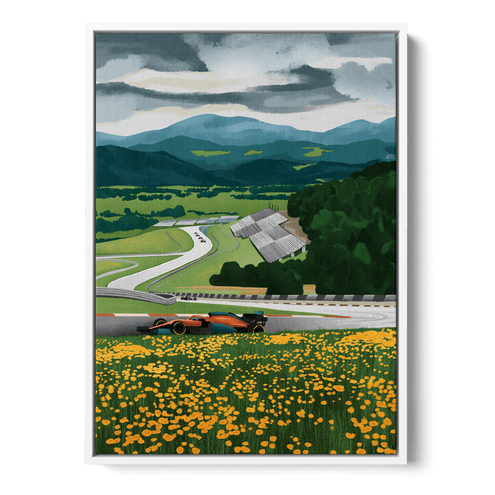 Racetrack Of Austria Canvas