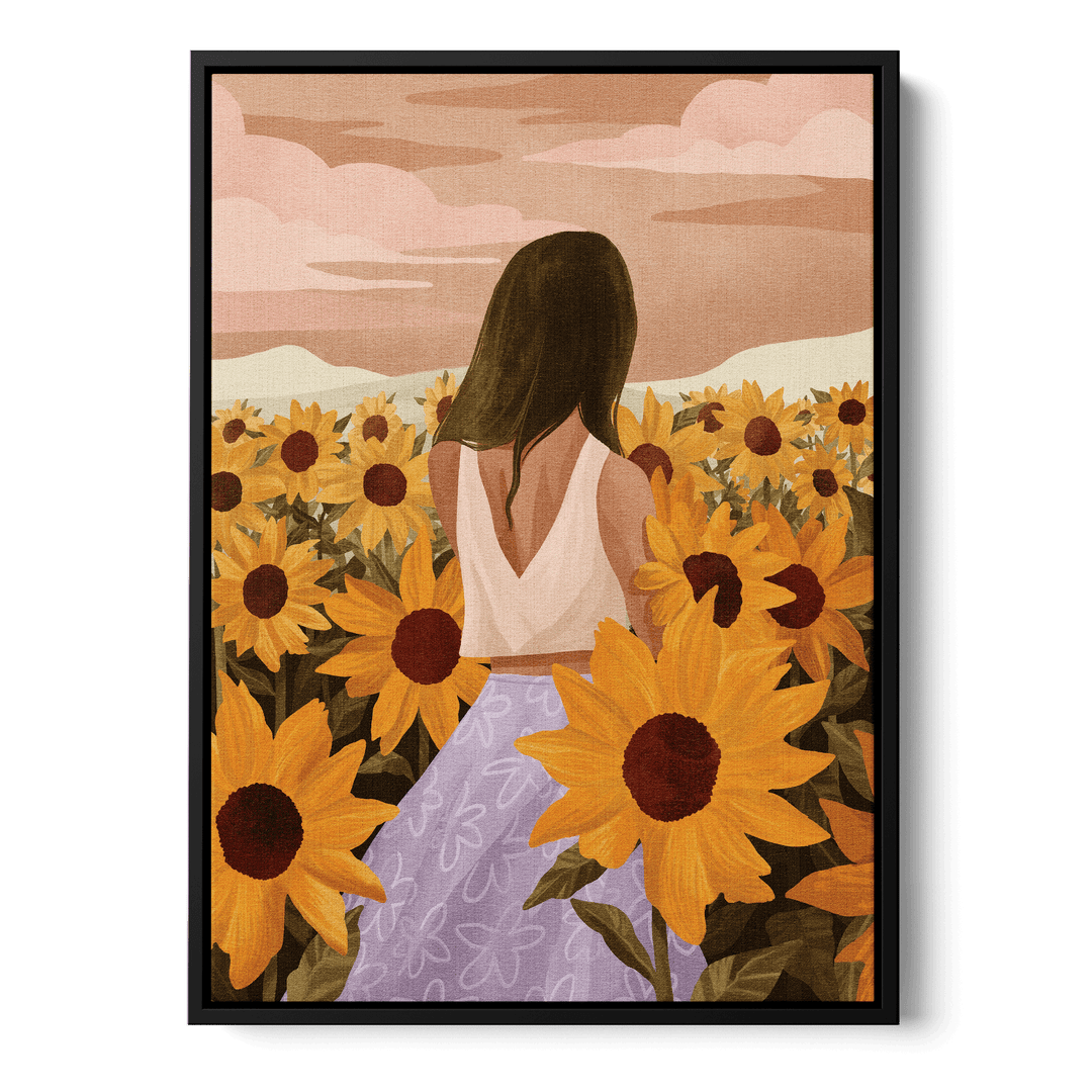Sunflower Evenings Canvas