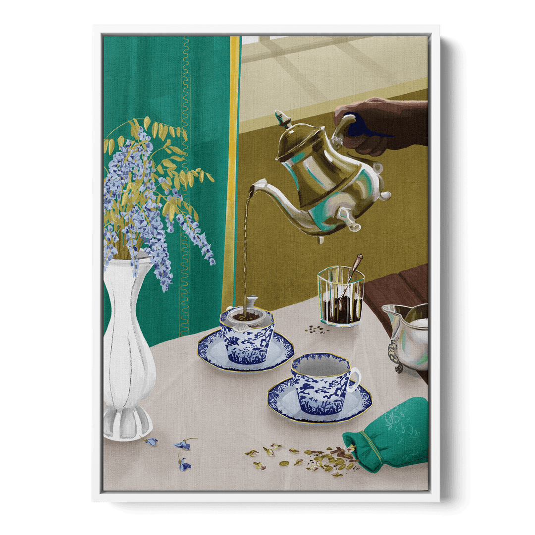 I Despise English Tea Canvas