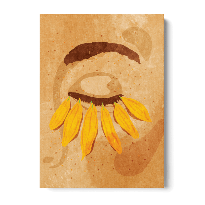 Flower Power Eye Lashes Canvas