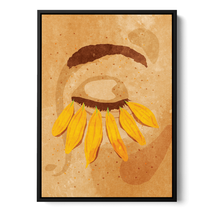 Flower Power Eye Lashes Canvas
