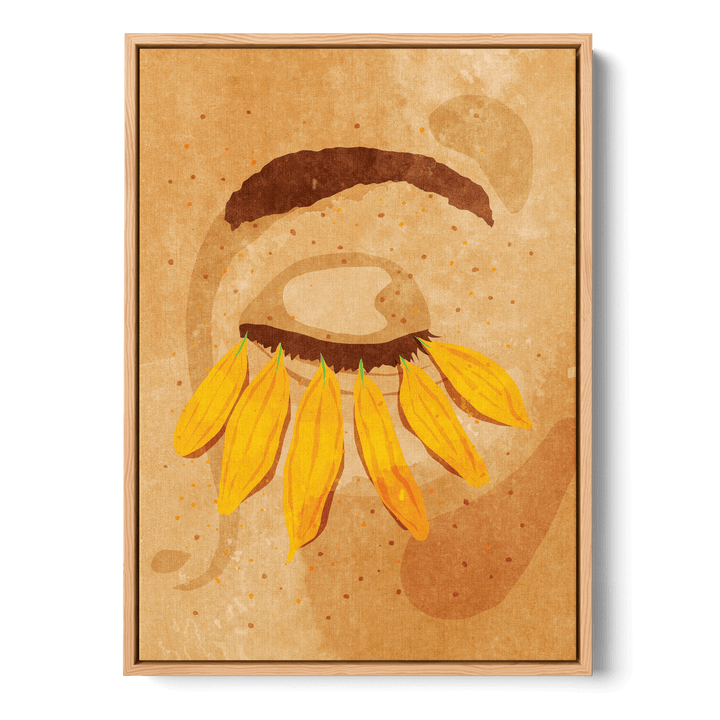 Flower Power Eye Lashes Canvas