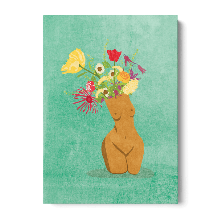 I Am A Wildflower Canvas