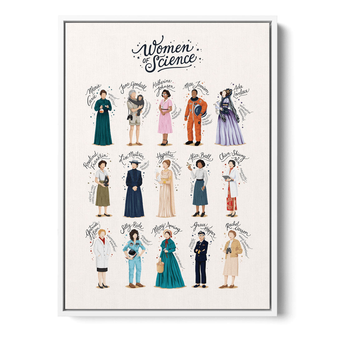 Women Of Science Canvas