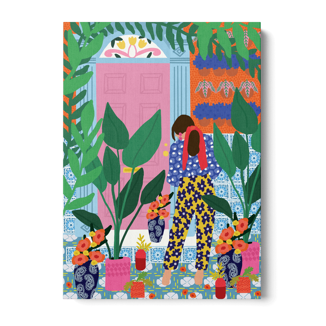 Inside My Personal Garden Canvas