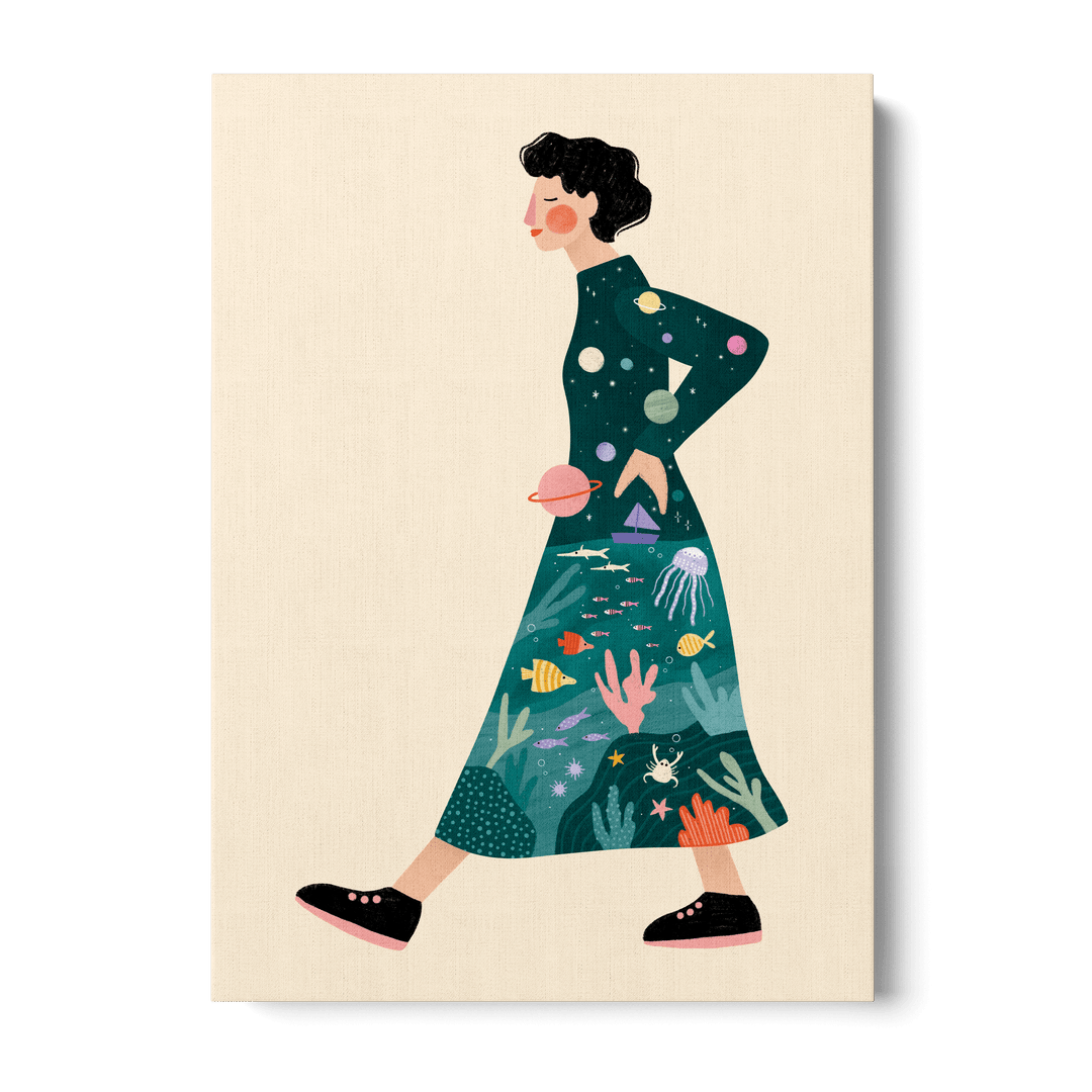 Ocean Walk Canvas