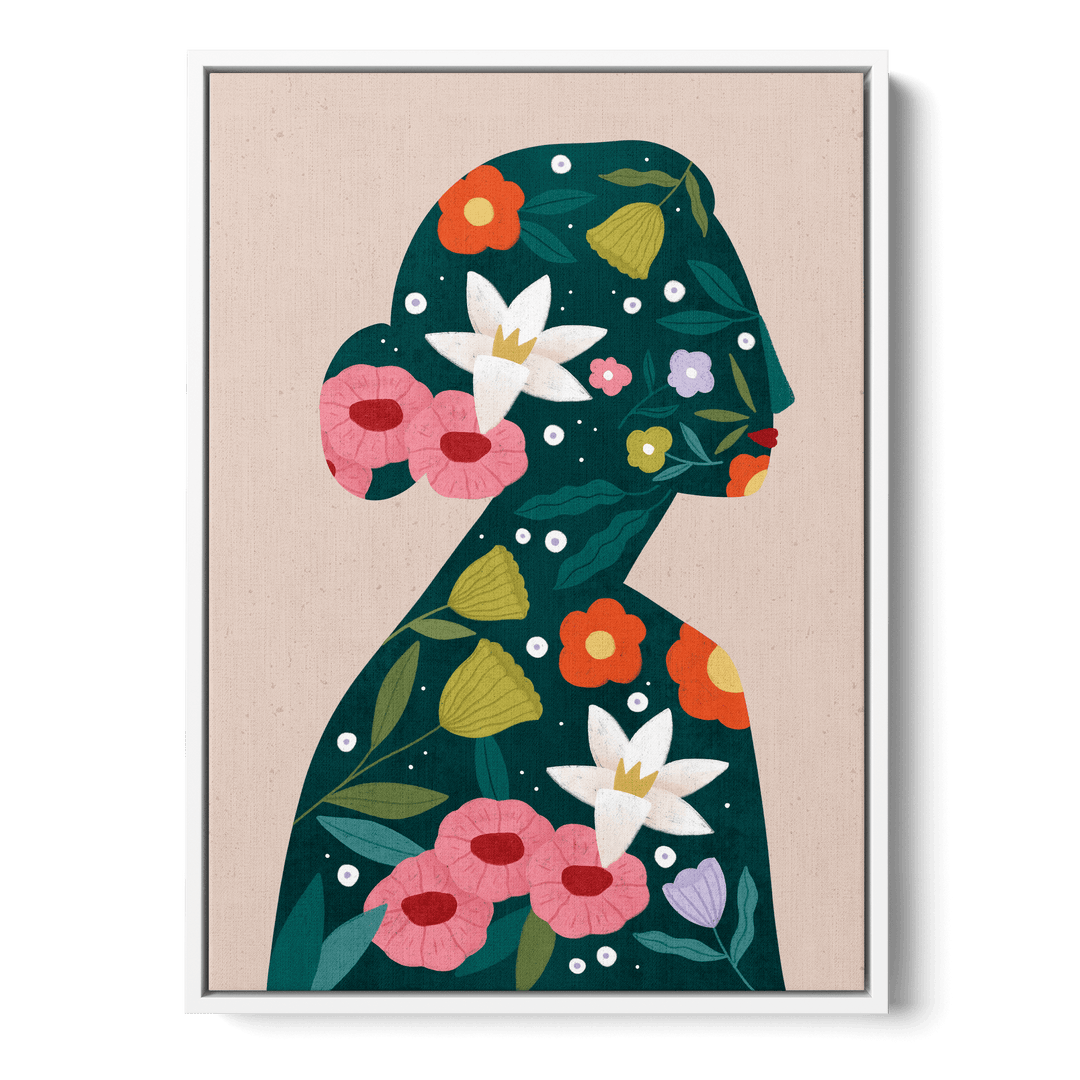 Filled With Flowers Canvas