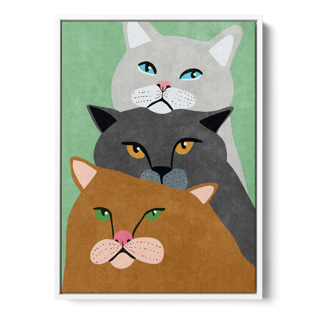 Cat Trio Canvas