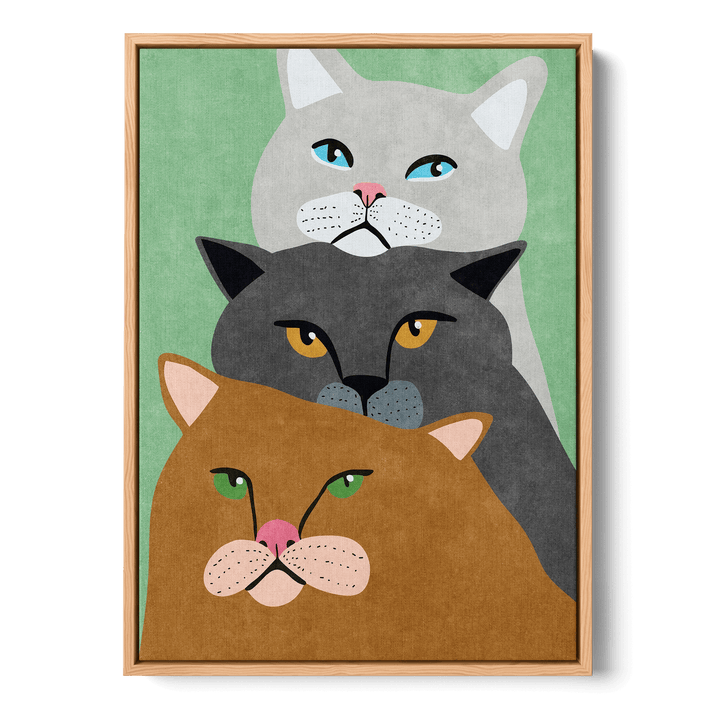 Cat Trio Canvas