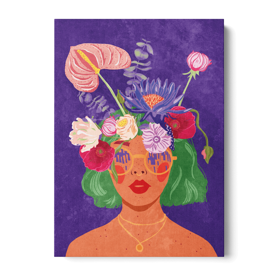 Flower Head Canvas