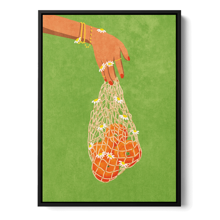 Fresh Oranges Canvas