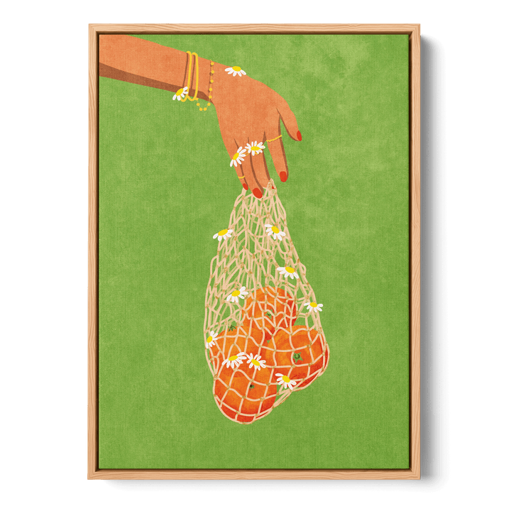 Fresh Oranges Canvas