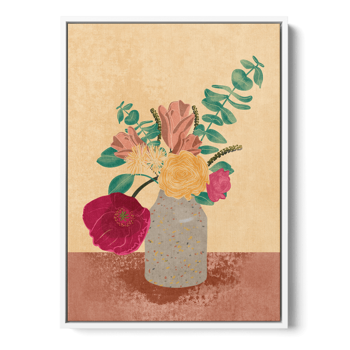 Arranged Flowers Canvas