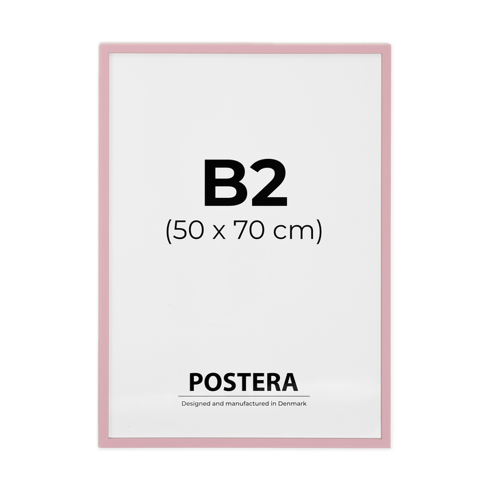 Gammelrosa ramme - B2