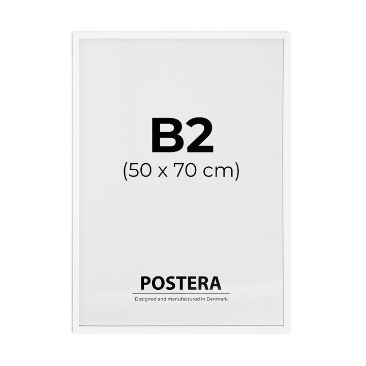 Hvit ramme - B2