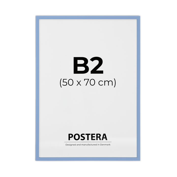Lyseblå ramme - B2