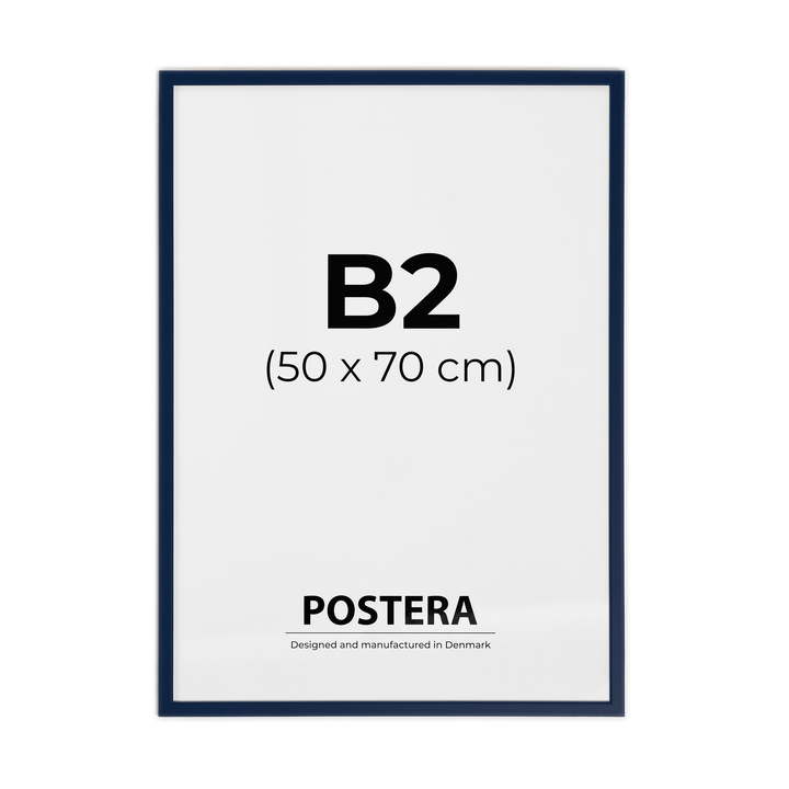 Mørkeblå ramme - B2