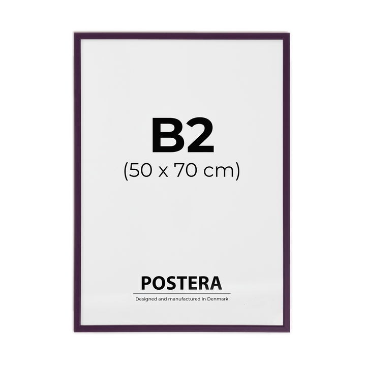 Mørkelilla ramme - B2