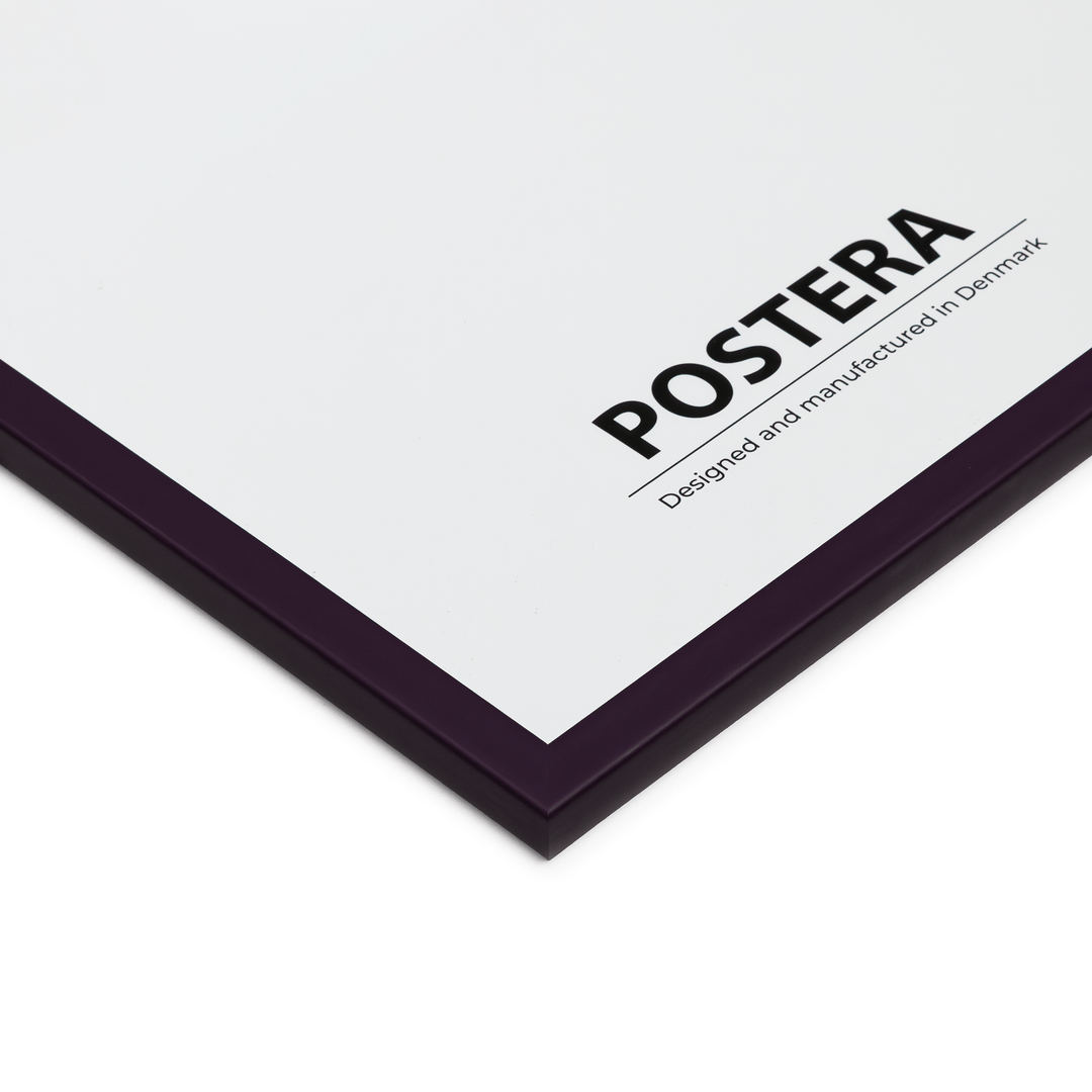 Mørkelilla ramme - A3