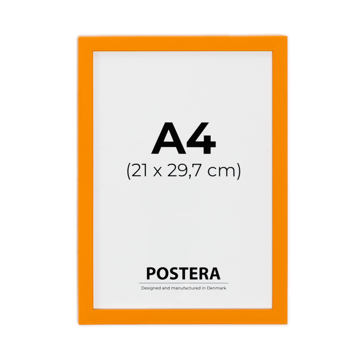 Oransje ramme - A4