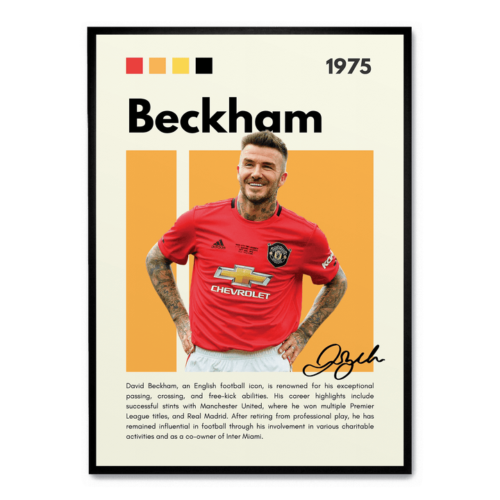 David Beckham Football Icons