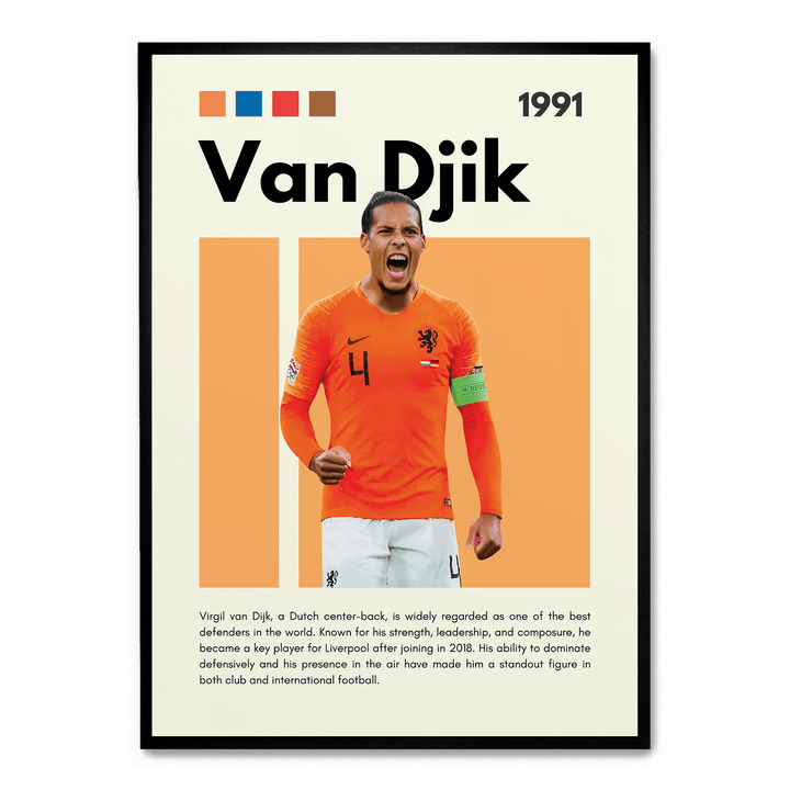 Virgil Van Dijk Football Icons