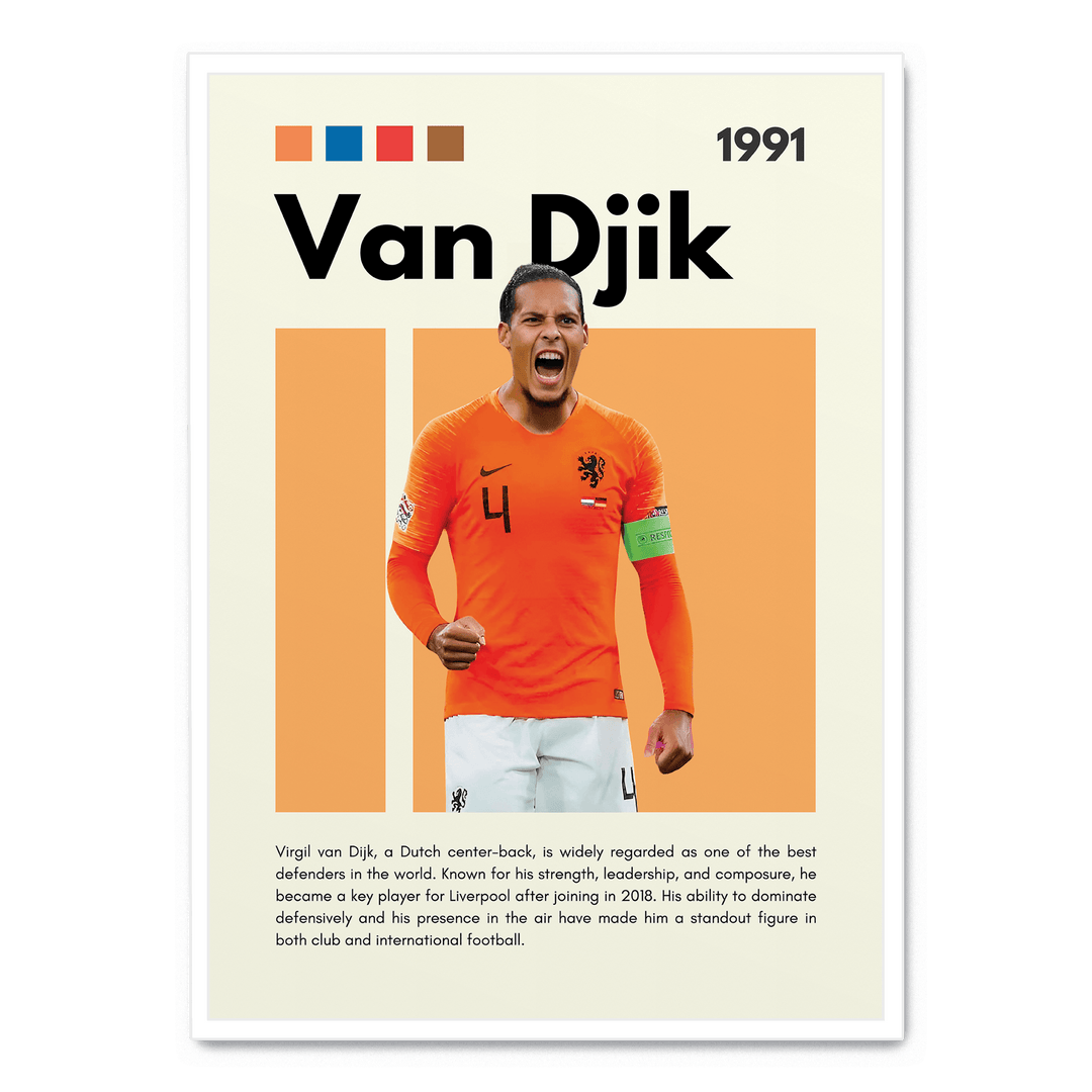 Virgil Van Dijk Football Icons