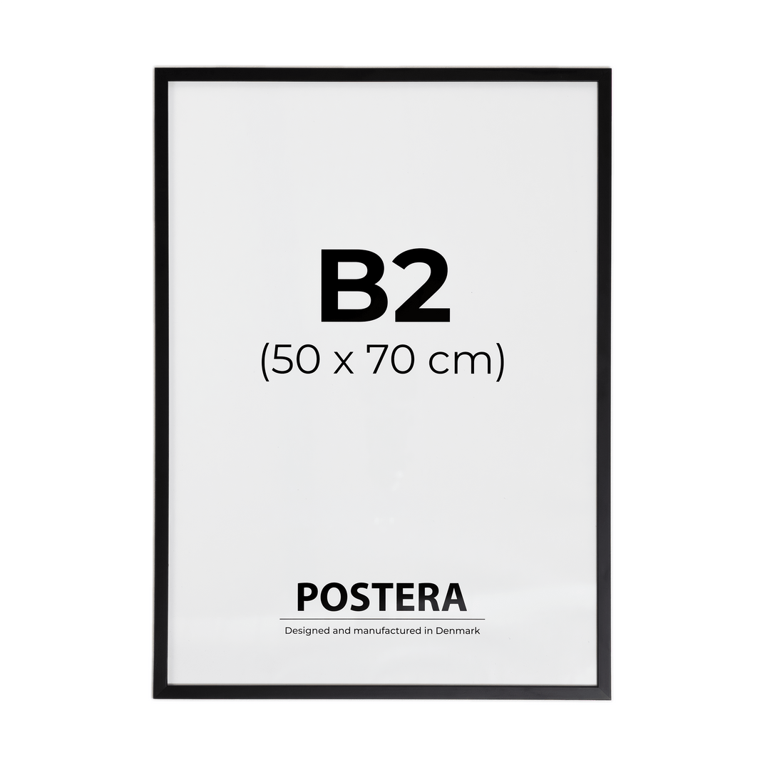 Svart ramme - B2