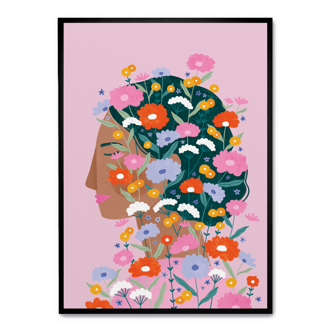 Colourful Flower Lady