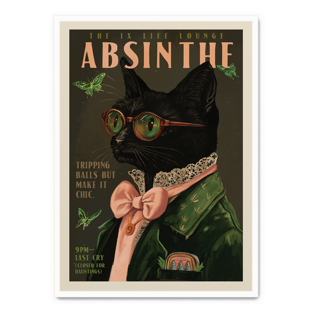 Chic Absinthe Cat
