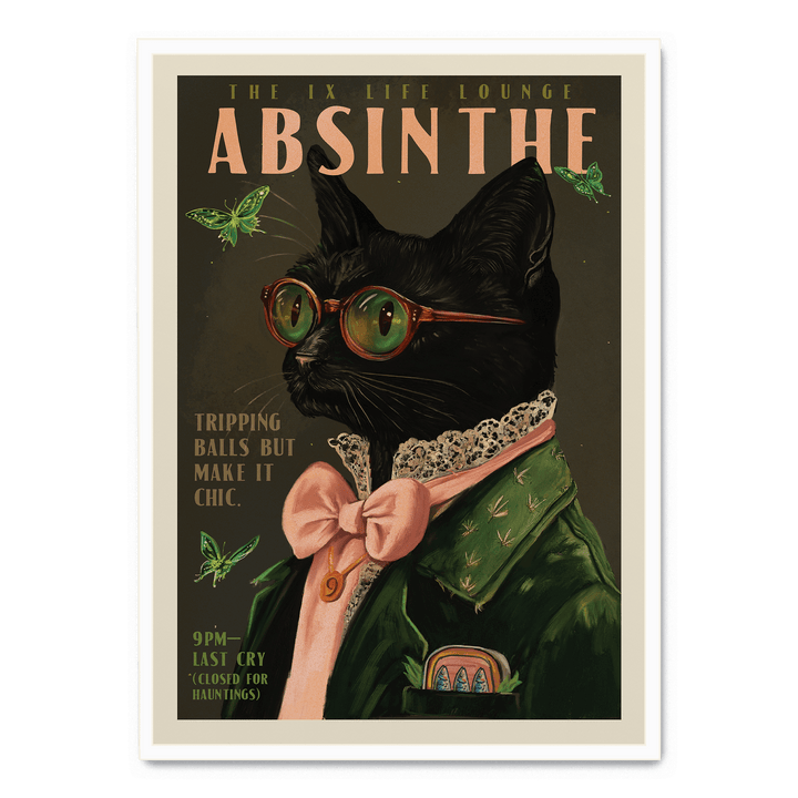 Chic Absinthe Cat