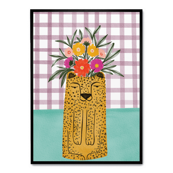 Whimsical Cheetah Flowers