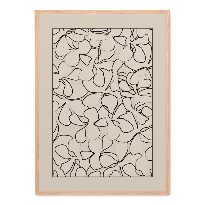 Abstract Flower Lines