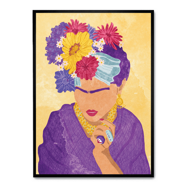Frida And Flowers
