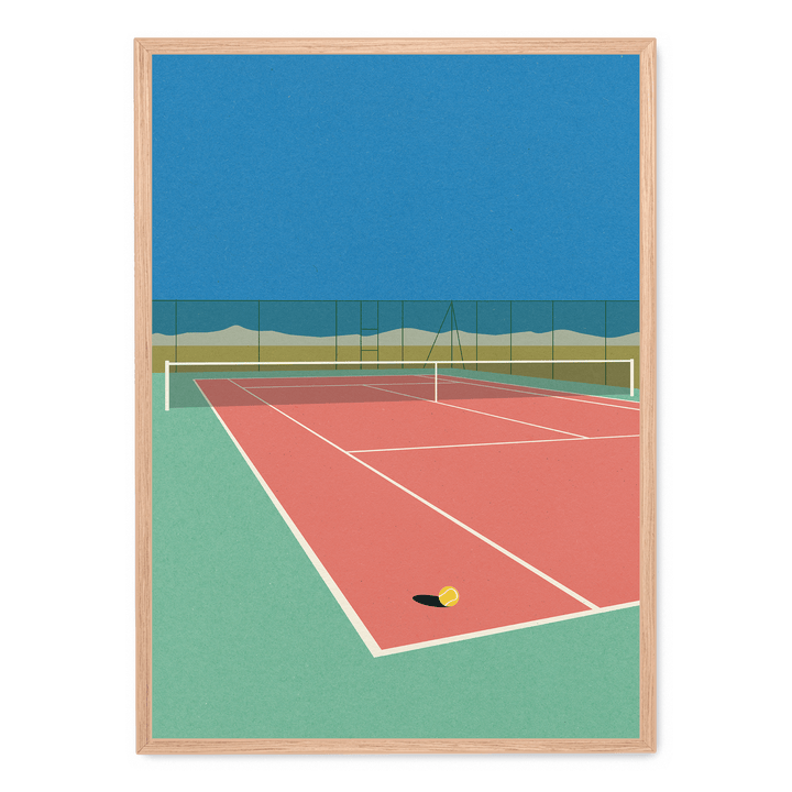 Tennis Court In The Desert