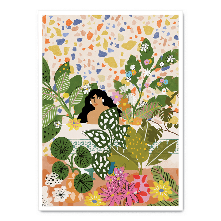 Bathing With Flowers