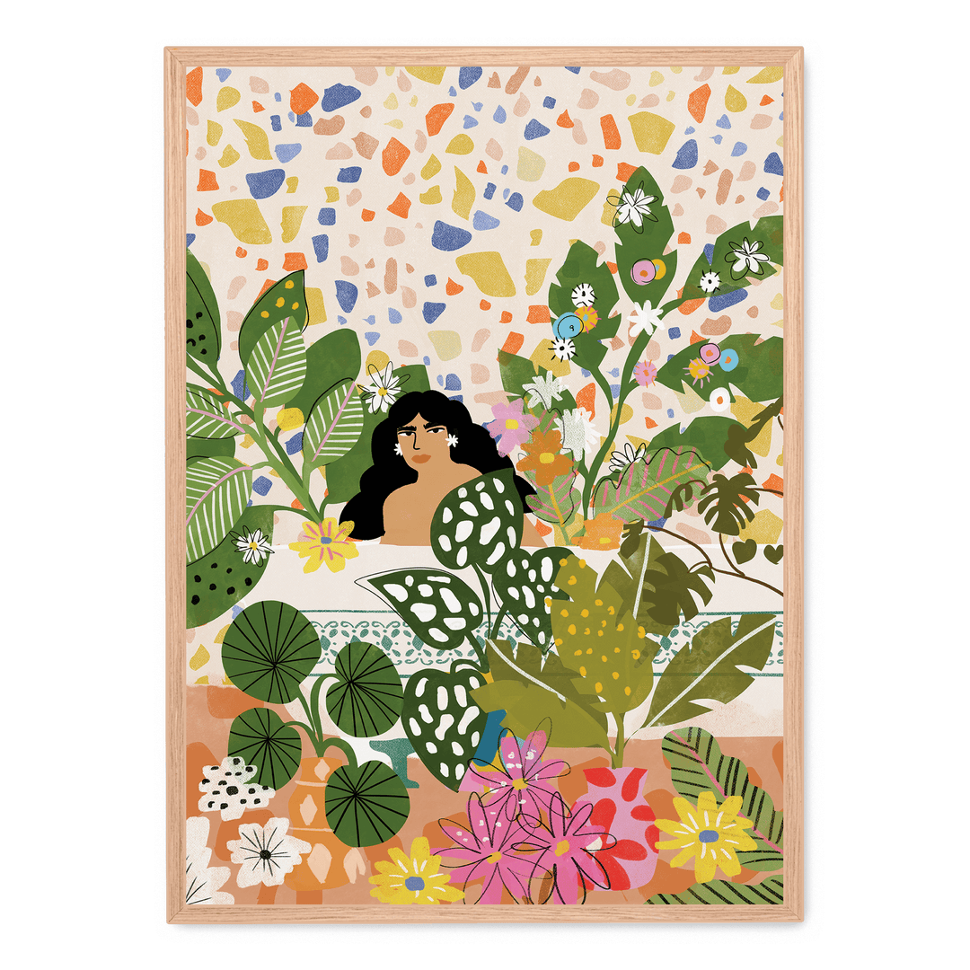 Bathing With Flowers