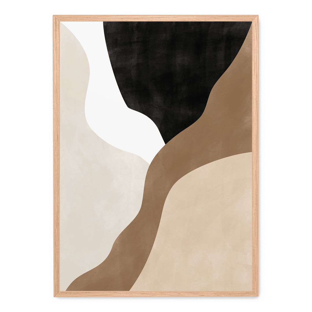 Abstract Beige And Brown No. 2