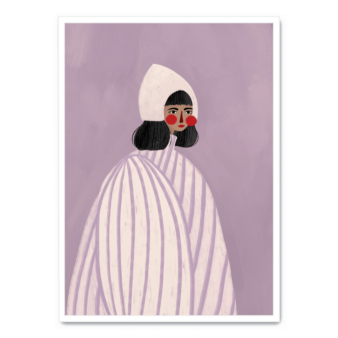 Woman With White Hat