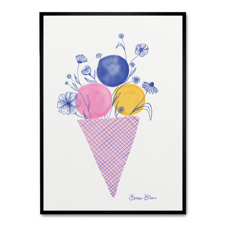 Ice Cream Flowers