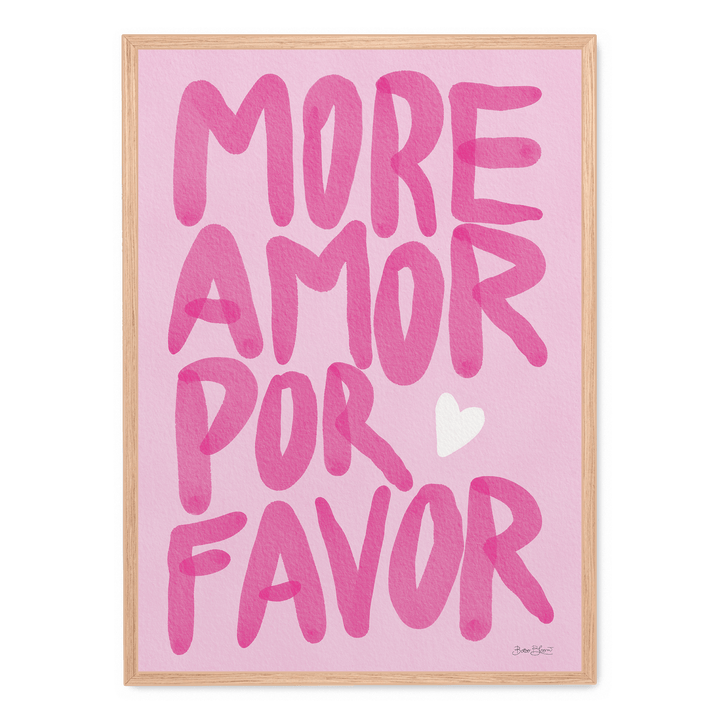 More Amor Por Favor Pink