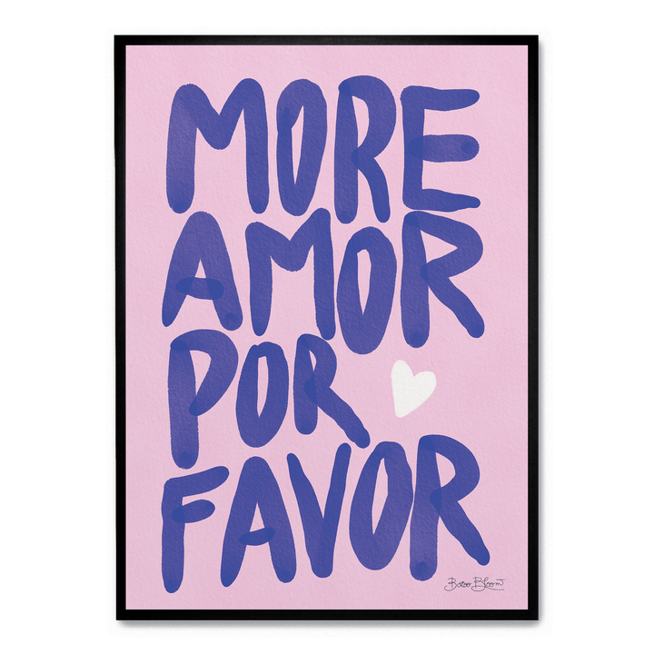 More Amor Por Favor Blue