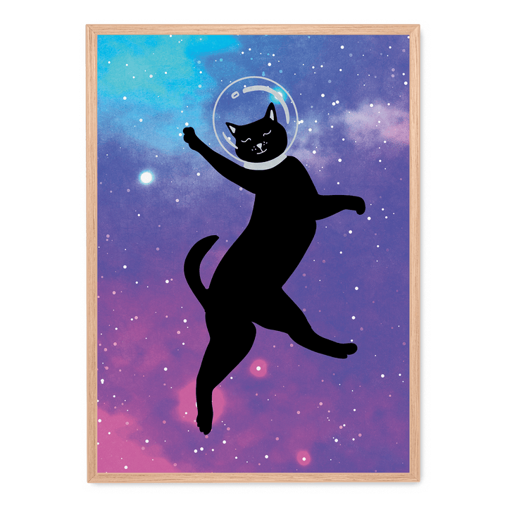 Happy Space Cat