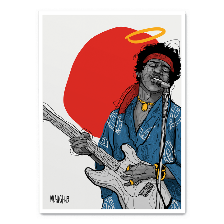 Jimi Hendrix x M.HIGH.B