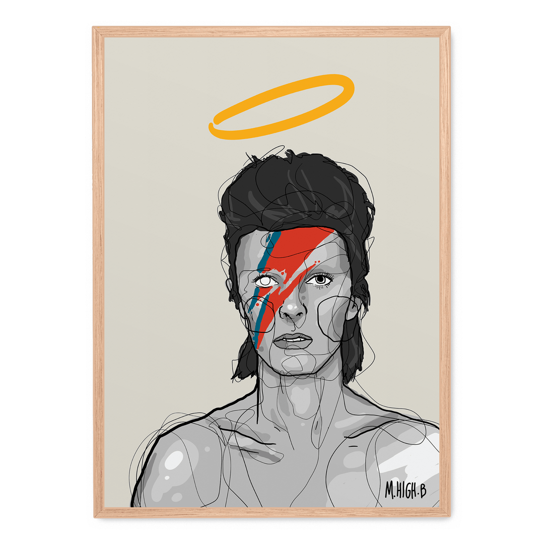 David Bowie x M.HIGH.B